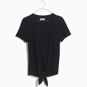 Madewell Modern Tie Front Tee